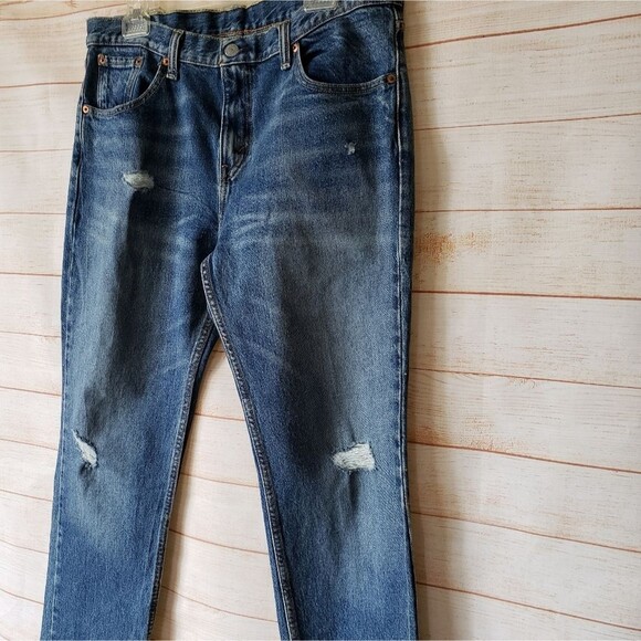 Levi's 511 Men's Distressed Jeans 33 x 30 - Picture 3 of 11